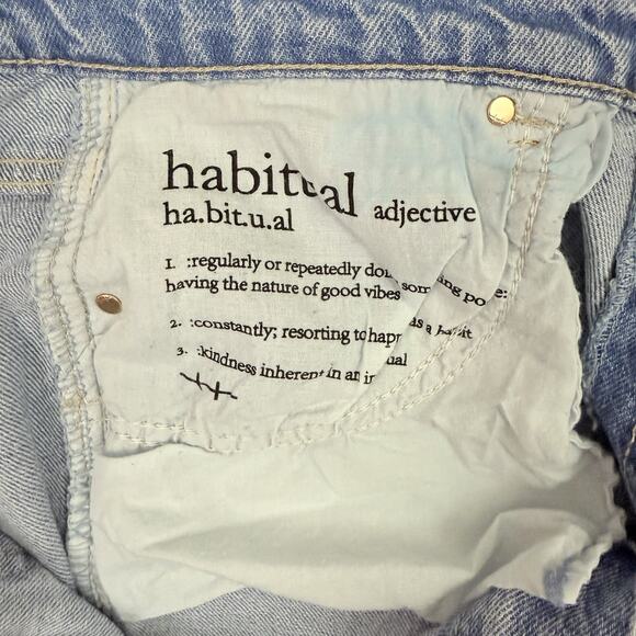 Habitual Womens Straight Leg Jeans Size 8 / 29 Blue High Rise Stretch Denim NWT - Picture 14 of 16
